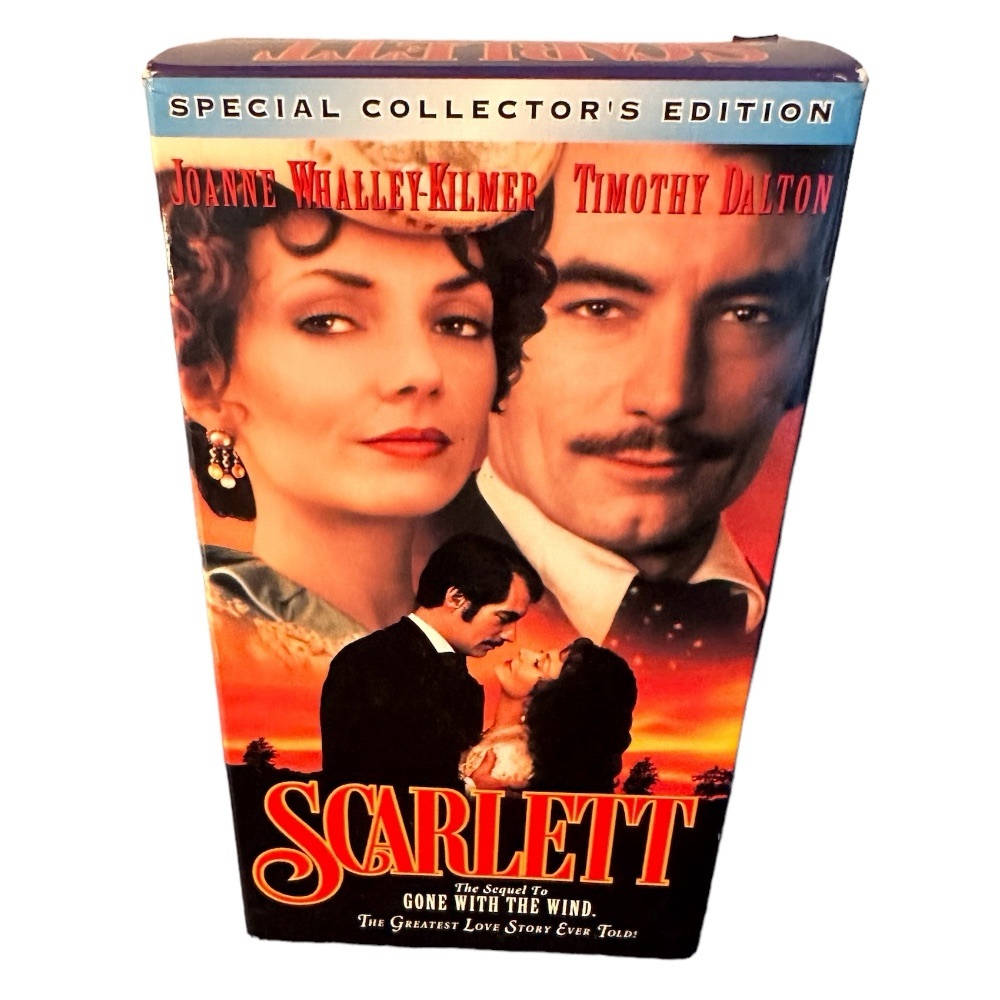 Scarlett VHS Special Collector's Edition Sequel Gone with the Wind Annabeth Gish